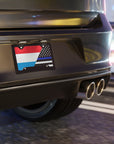Luxembourg Us Law Enforcement Flag Vanity Plate