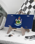Maine State Flag, USA Vanity Plate
