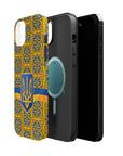 Ukraine Flag Emblem MagSafe Tough Cases