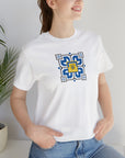 Ukrainian Symbol with a background Unisex T-Shirt