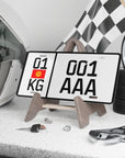 Kyrgyzstan License Plate Number Custom Vanity Plate