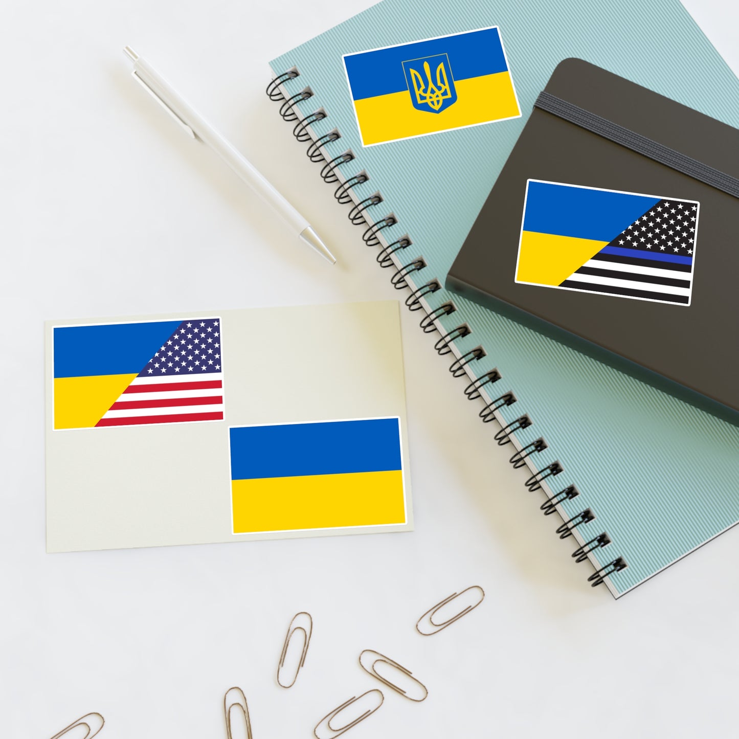 Ukrainian Flag Mix *4pc Sticker Sheets