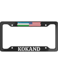 KOKAND Uzbekistan with flag License Plate Frame