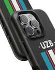 UZB Flag Stripes Phone Case
