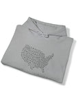USA Map Unisex Hoodie