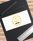 Rhode Island Flag Bumper Stickers