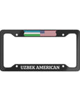 Uzbek American License Plate Frame