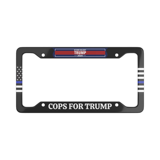 Cops for Trump 2024 License Plate Frame