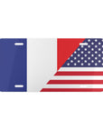 France USA Vanity Plate