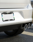 UZB Flag Sides License Plate Frame