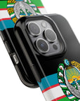 Uzbekistan Flag with Coat of Arms Phone Case