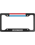 Grevenmacher Luxembourg Flag Car License Plate Frame