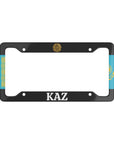 KZ Flag National Emblem License Plate Frame