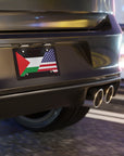 Palestine USA Flag Vanity Plate