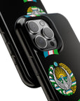 UZB Coat of Arms Flag Stripes Phone Case