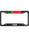 Lisbon Portugal Flag Car License Plate Frame