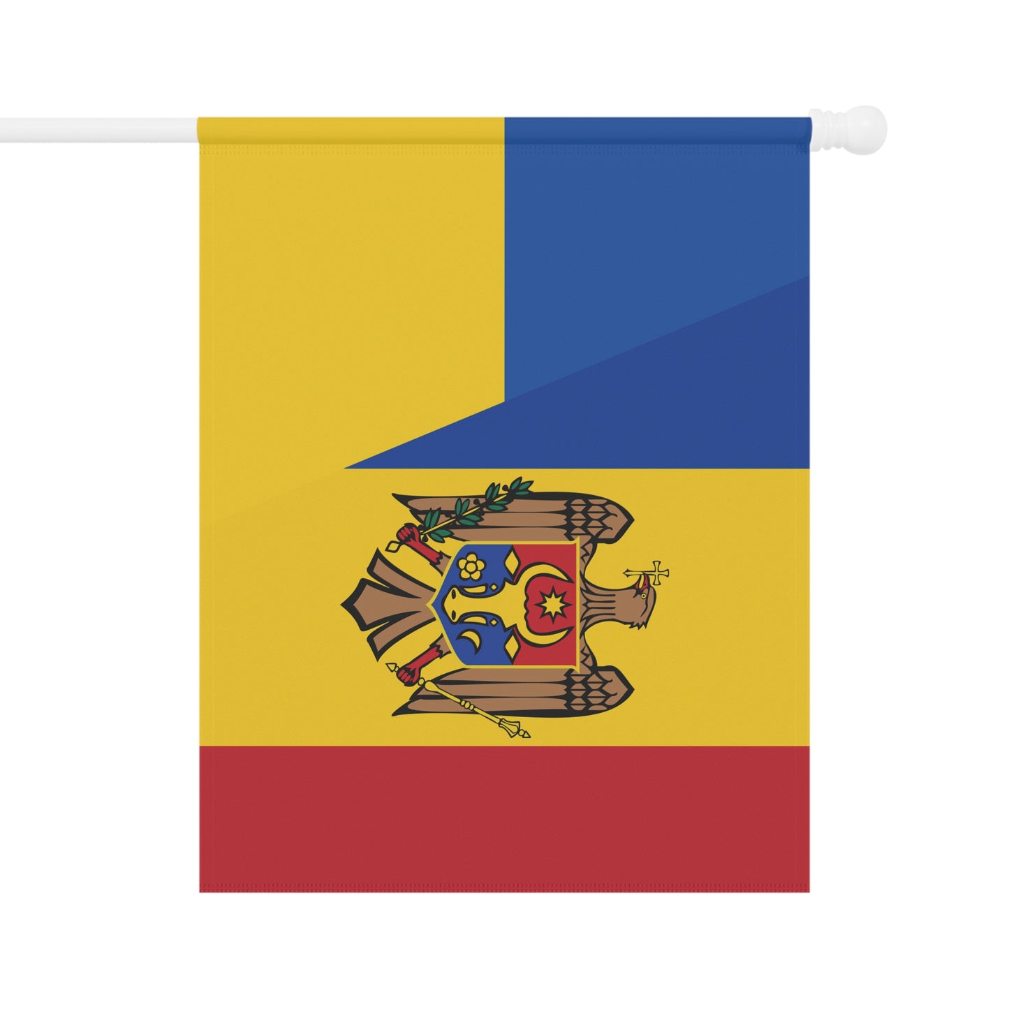 Moldovans support Ukraine Flag Garden & House Banner