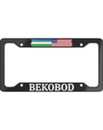 BEKOBOD with flag License Plate Frame
