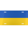 Ukrainian Flag Vanity Plate