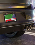 Chechen/USA Flag Vanity Plate