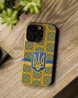 Ukraine Flag Emblem MagSafe Tough Cases