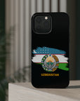 Uzbekistan Flag MagSafe Tough Cases