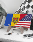 Moldova USA Flag Vanity Plate