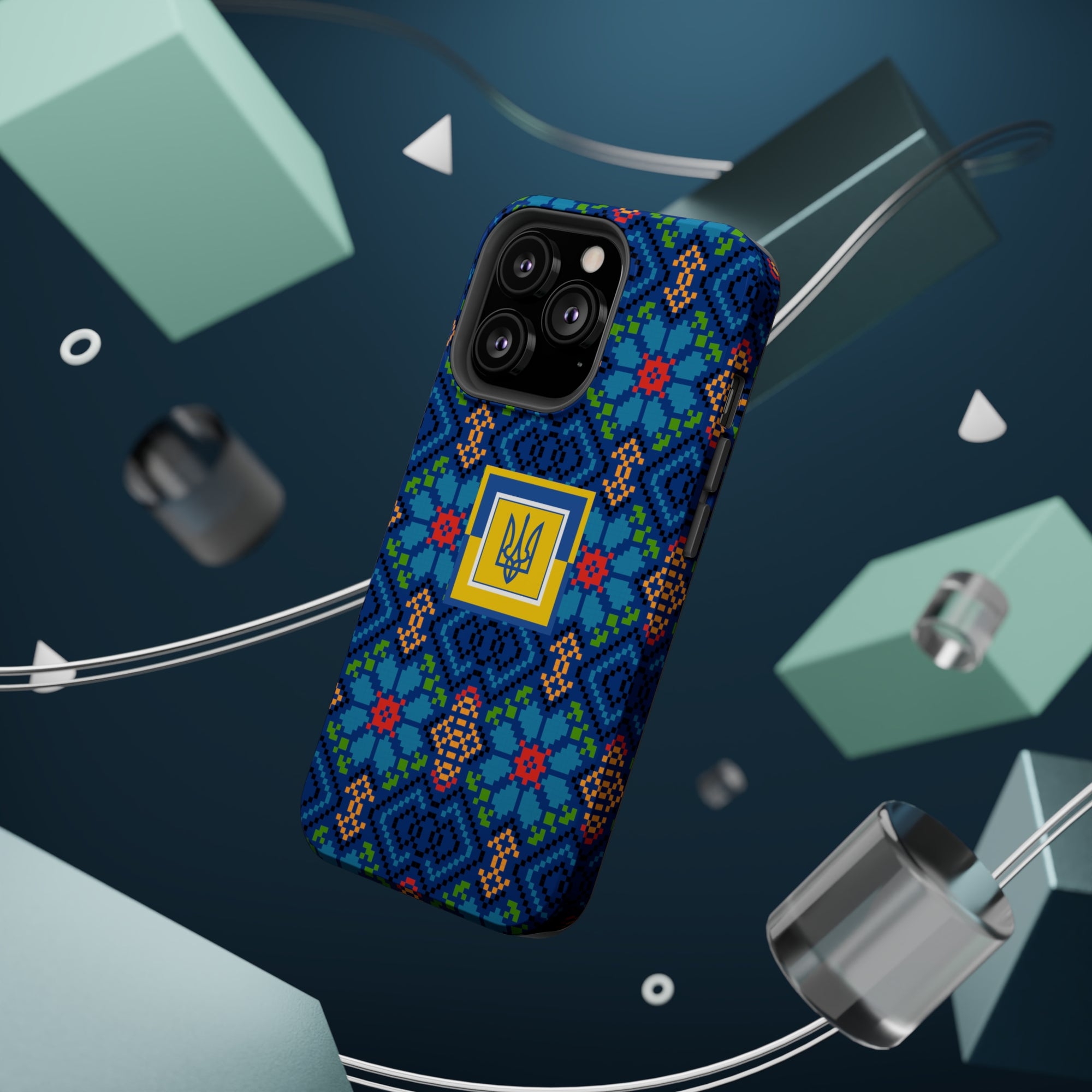 Ukrainian Pattern MagSafe Tough Cases