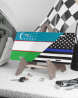 UZB/Law Enforcement Flag Vanity Plate