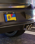 Moldovan Ukrainian Flag Vanity Plate