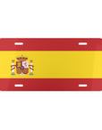 Spain Flag Vanity Plate