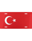 Turkey Flag Vanity Plate