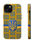 Ukraine Flag Emblem MagSafe Tough Cases