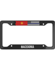 Macedonia Thin Blue Line Flag Car License Plate Frame