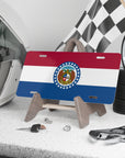 Missouri State Flag, USA Vanity Plate