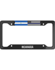 Nicaragua Support Police Premium License Plate Frame