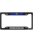 Nebraskan, Nebraska State, USA License Plate Frame