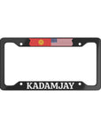 KADAMJAY with flag License Plate Frame
