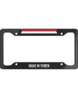 Made in Yemen Premium License Plate Frame