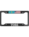 TORE with flag License Plate Frame