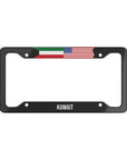 Kuwait USA Premium License Plate Frame