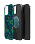 Green Evil Eye UZB Protection MagSafe Tough Cases