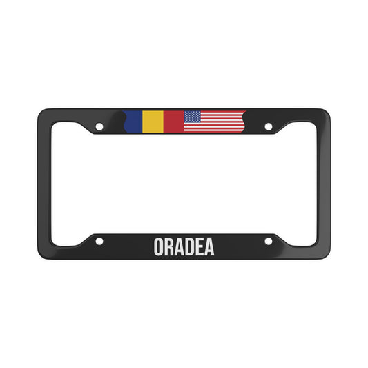 Oradea Romania USA Flag Car Frame