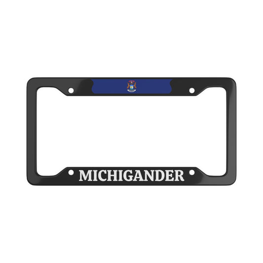 Michigander, Michigan State, USA License Plate Frame