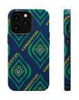 Green Evil Eye UZB Protection MagSafe Tough Cases