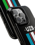 UZB Flag Stripes Phone Case
