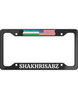 SHAHRISABZ with flag License Plate Frame