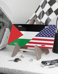 Palestine USA Flag Vanity Plate
