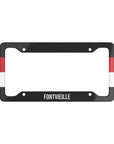 Fontvieille Monaco Flag Car License Plate Frame