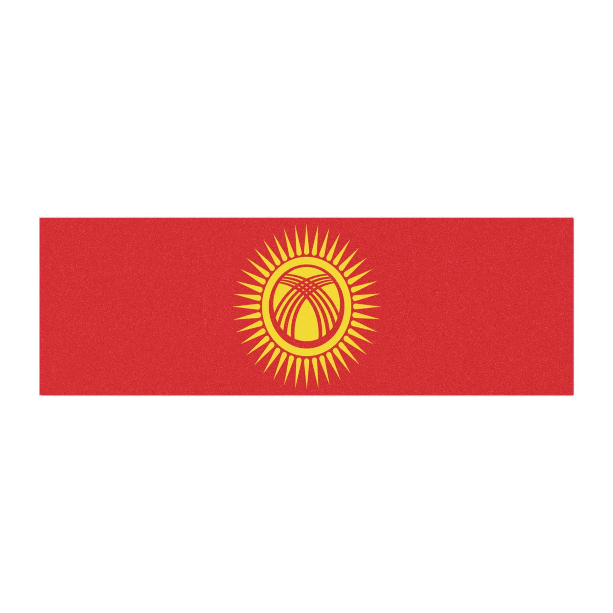 New Kyrgyzstan Flag Car Magnet